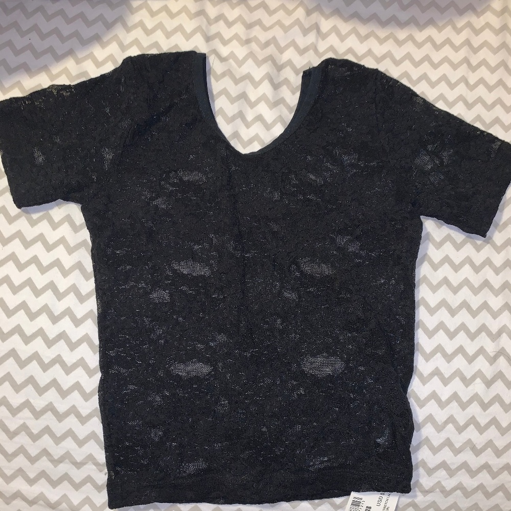 Spandex Lace Crop Top